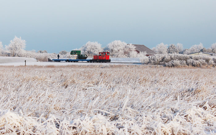 M&uuml;llzug der Inselbahn