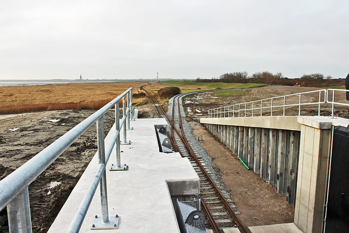 Blick vom Deichschart aus nach Westen