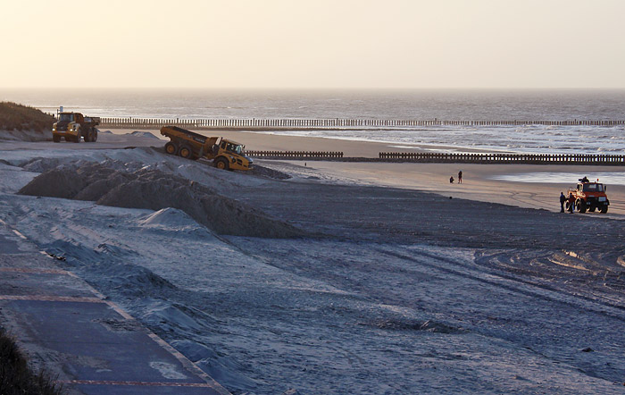 Dumper am Hauptstrand