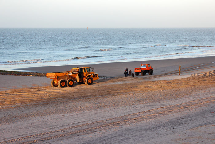 Kameraaufnahmen am Strand
