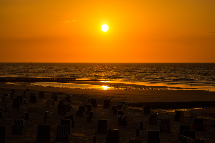 Sonnenuntergang am Meer