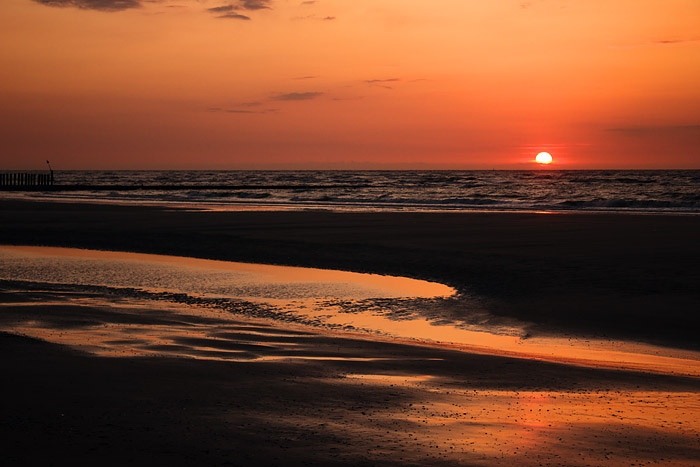 Maritimer Sonnenuntergang