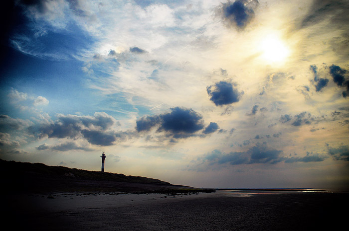 Nordweststrand im Gegenlicht
