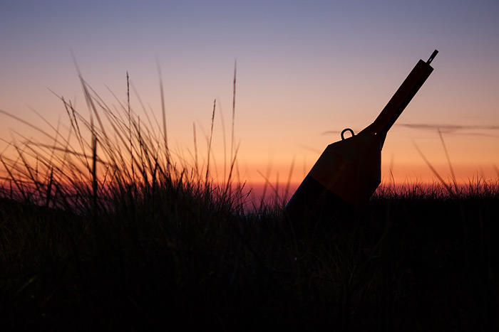 Tonne in den D&uuml;nen
