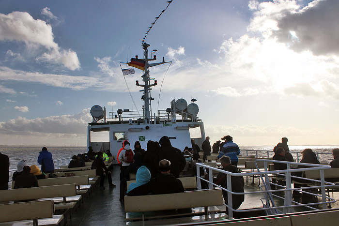 &Uuml;berfahrt mot der MS &raquo;Wangerooge&laquo;