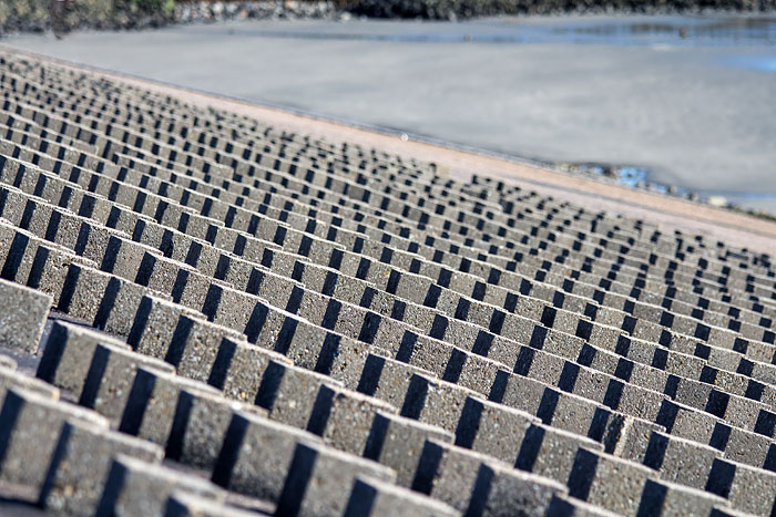 Wellenbrecher am S&uuml;dwest-Deckwerk