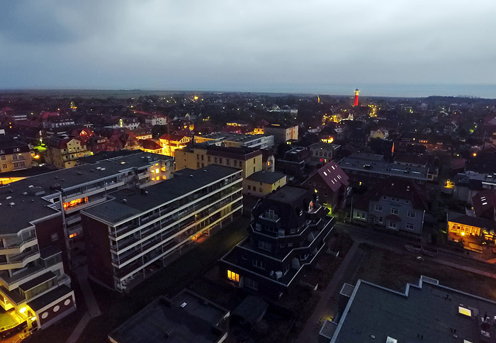 Inseldorf in der Abendd&auml;mmerung