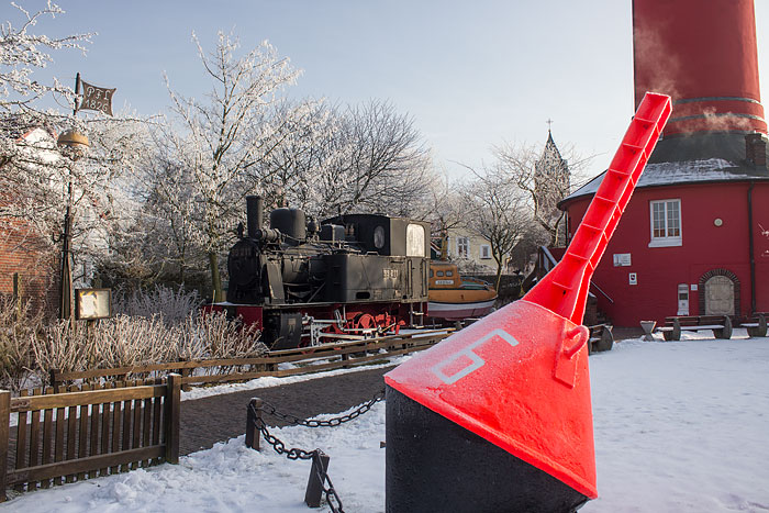 Alter Leuchtturm mit Freilicht-Heimatmuseum