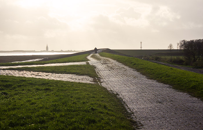 Dorfgrodendeich vor der Erhöhung