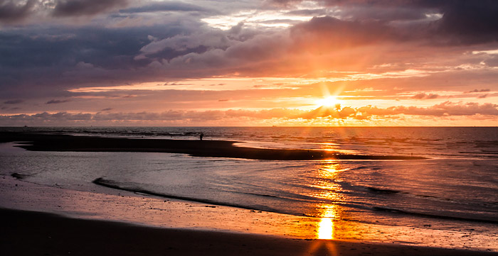 Sonnenuntergang am Strand