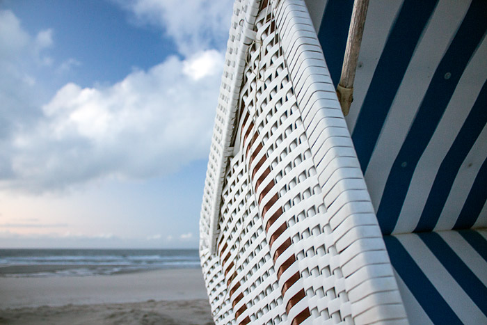 Strandkorb im Detail