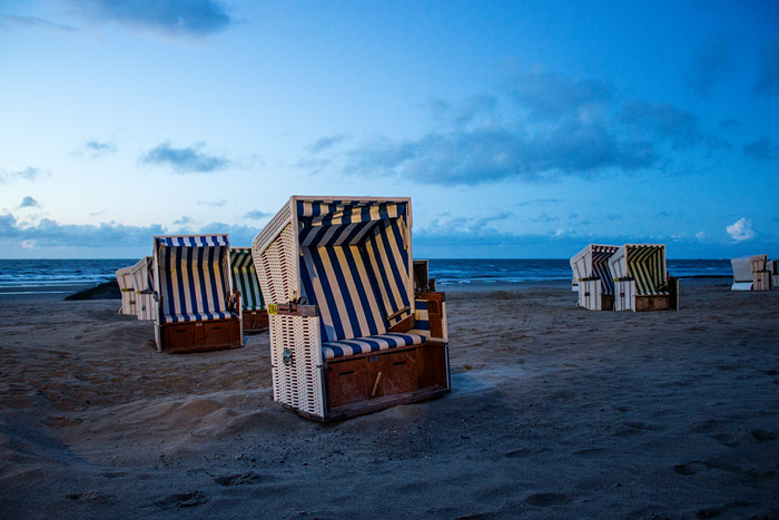 Strandk&ouml;rbe im Westfeld