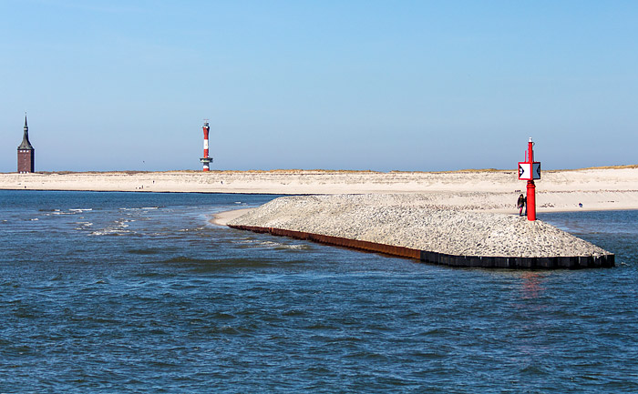 Hafeneinfahrt mit Buhne W