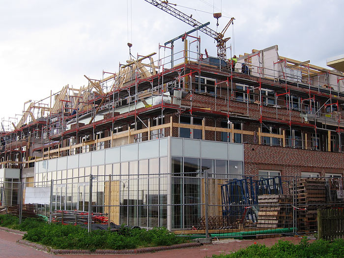 Aparthotel Anna-D&uuml;ne w&auml;hrend der Bauzeit