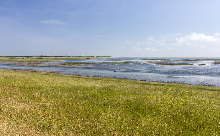 Blick auf die Lagune im Westau&szlig;engroden