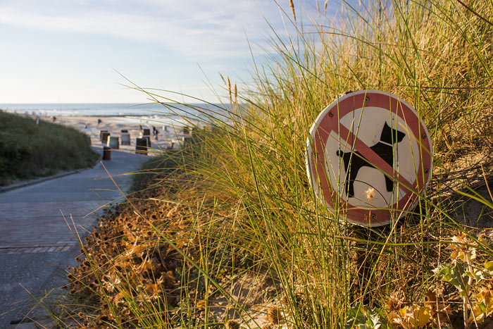 Hundeverbot am Bade- und Burgenstrand