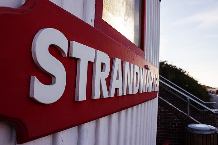 Strandw&auml;rter-Badekarre