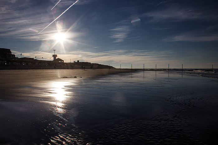 Badefeld bei Niedrigwasser