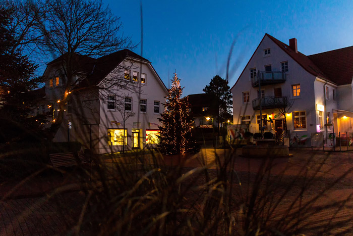 Appellplatz mit Weihnachtsbaum