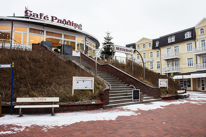 Caf&eacute; Pudding im Winter
