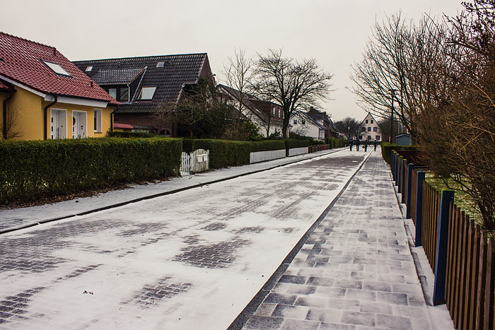 Schnee im Dorfgroden