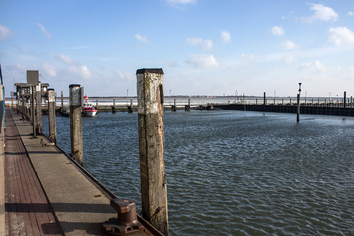 Hafenbecken des Westanlegers