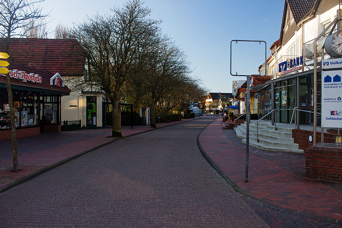Menschenleere Zedeliusstra&szlig;e