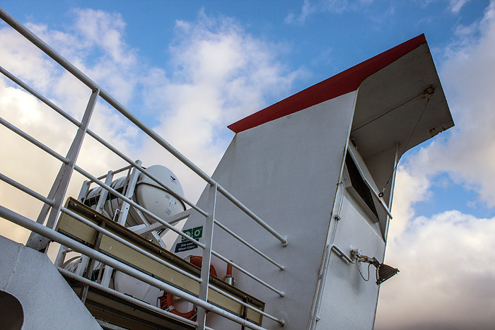 Schornstein der MS Wangerooge