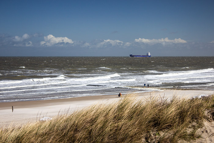 Blick aufs Wangerooger Fahrwasser