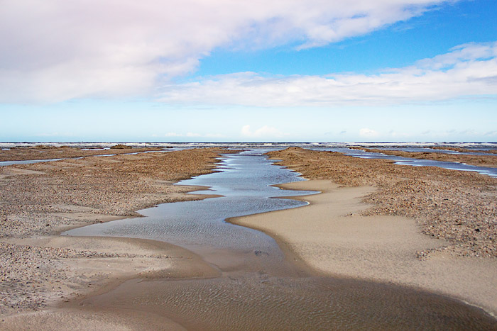 Sandentnahmestelle im Osten