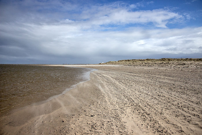 Oststrand bei Hochwasser