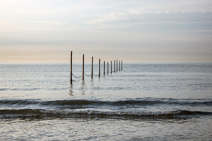 Begrenzung des Hauptbadefeldes