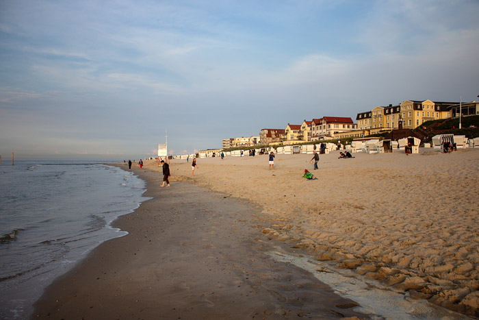 Abends am Hauptstrand
