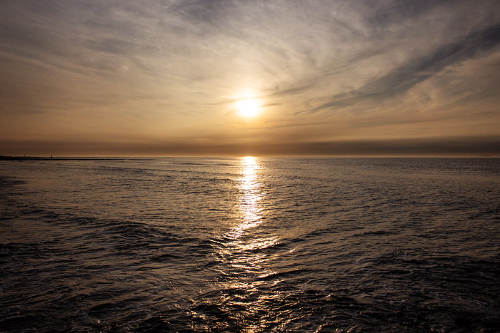 Maritimer Sonnenuntergang
