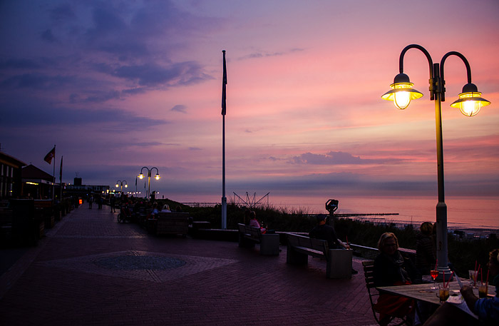 D&auml;mmerung an der Promenade