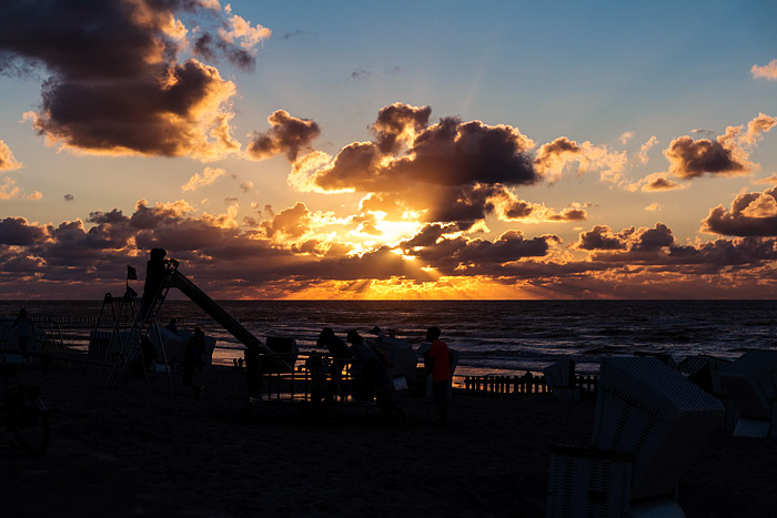 Abendstimmung am Strand