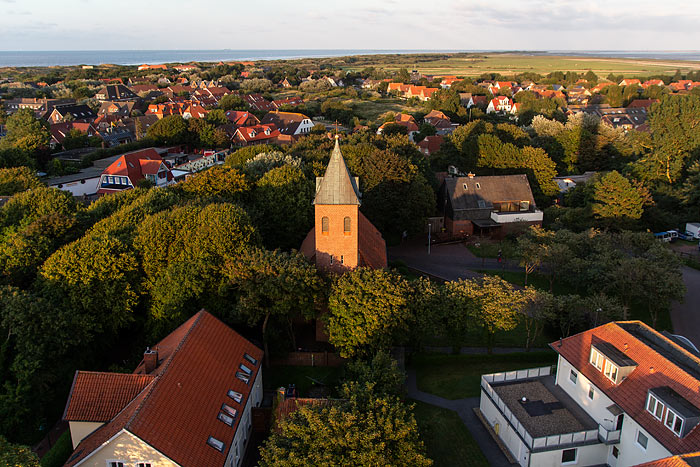 Leuchtturmblick zur Nikolaikirche