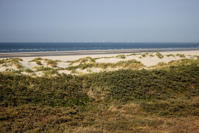 Ostdünen, Oststrand und Windpark