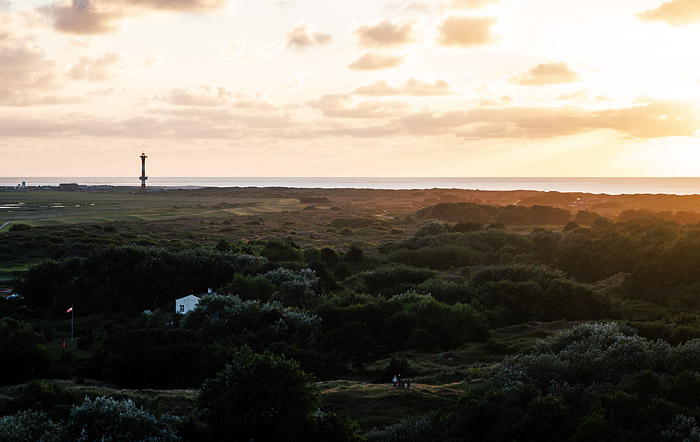 Blick vom Leuchtturm nach Westen