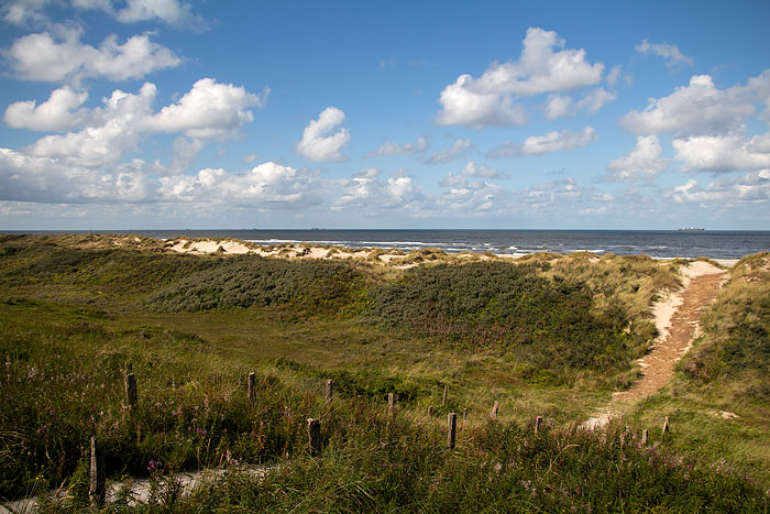 D&uuml;nen&uuml;berwegung von der Plattform aus gesehen
