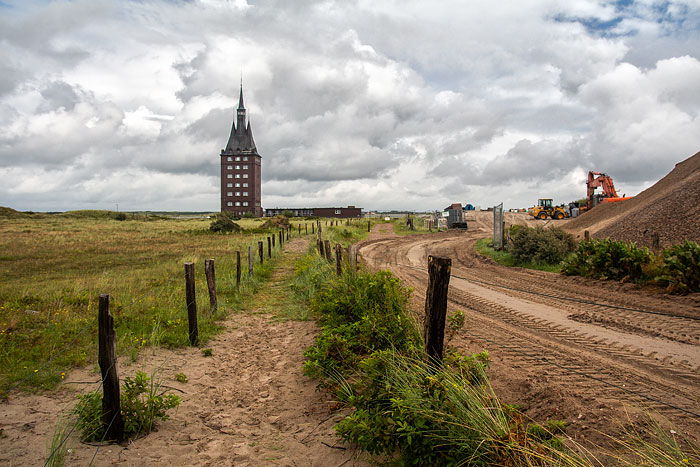 Dünenweg und Baustraße