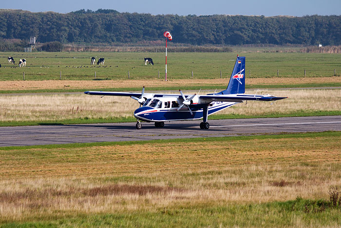 D-ILFA auf der Start- und Landebahn