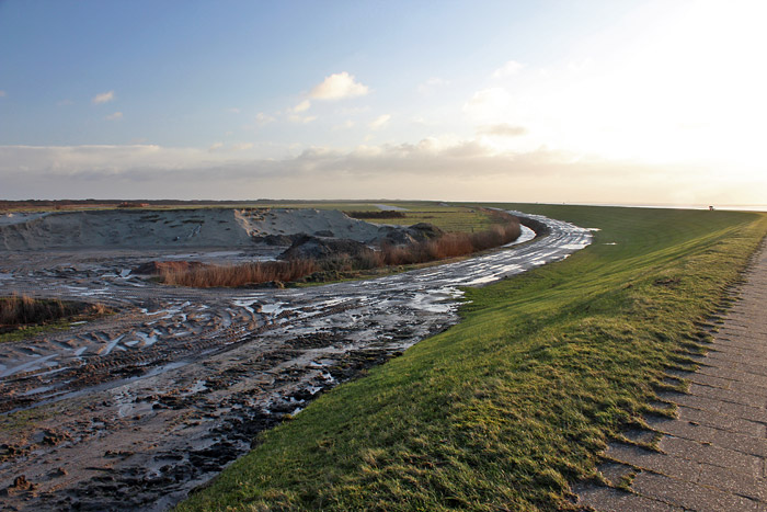 Deichbaustelle im Ostgroden