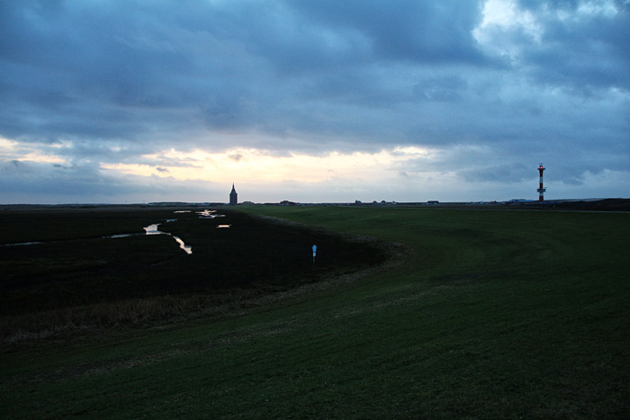 Westgrodendeich und Lagune