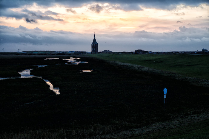 Westau&szlig;engroden im D&auml;mmerlicht