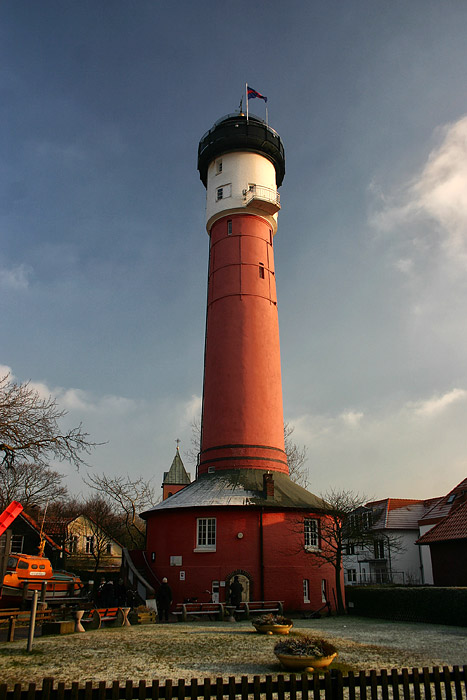 Alter Leuchtturm im Winter