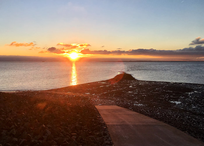Sonnenuntergang im Inselwesten