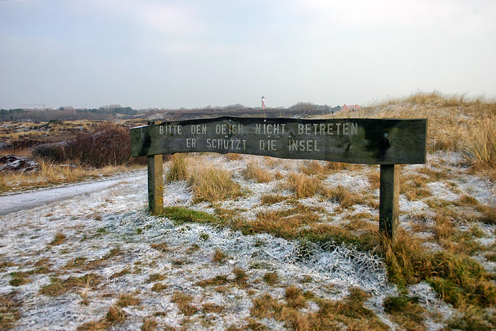 Bitte den Deich nicht betreten