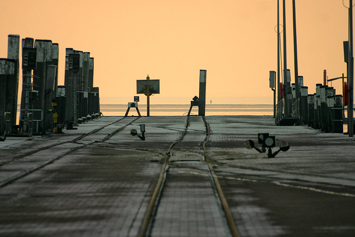 Gleise am Westanleger