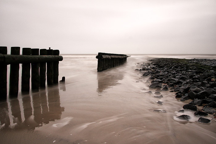 Brandung an der Buhne M